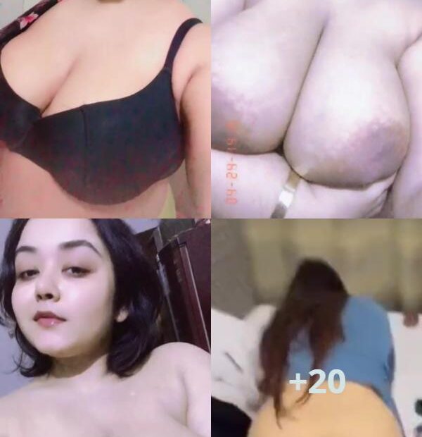 lucknow muslim chubby girl nude selfie images of huge boobs and ass -28